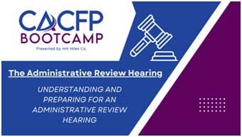 Preparing for an Administrative Review Hearing